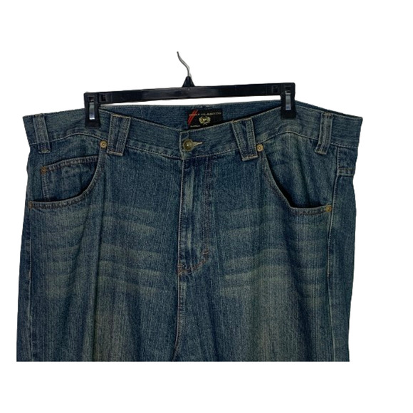 Vintage Phat Farm Classics Jeans 44x32 Y2k Rap Hip Hop Hipster Embroidered - Picture 2 of 14